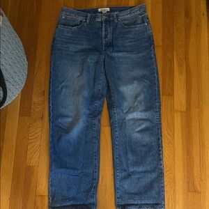 Madewell Straight Blue Jeans